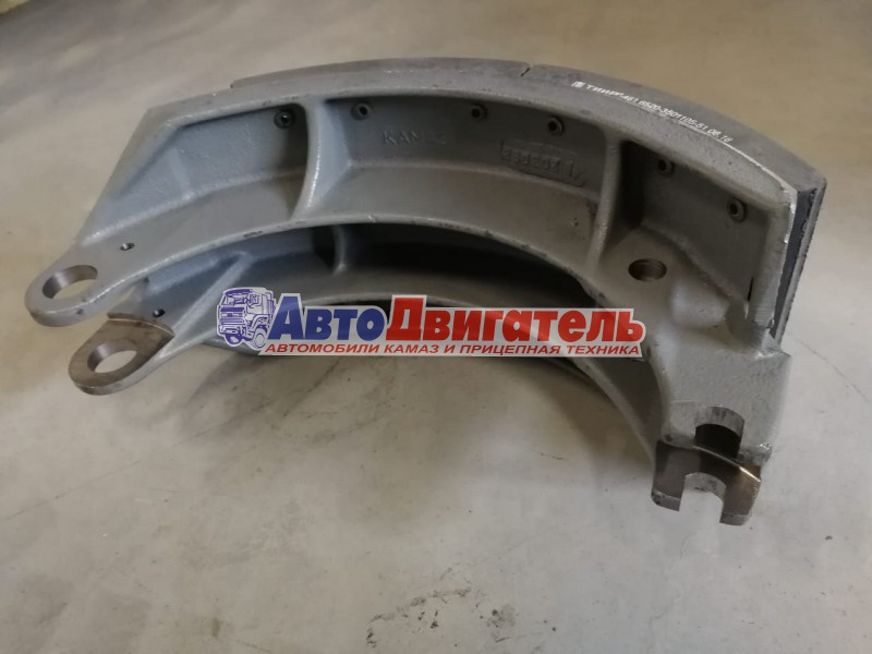 Колодка тормозная в сборе 53229-3501090-40/41 литая КАМАЗ ресурс-техно