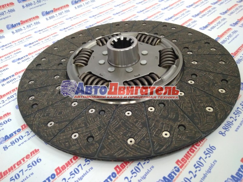 Диск сцепления ведомый 1878004109, 1878007210 d- 395mm КАМАЗ Cummins sachs