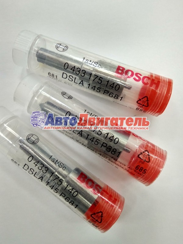 Распылитель форсунки DSLA 145 P 681 Bosch 0433175140 Cummins EQB, 4/6BTA, 6CT